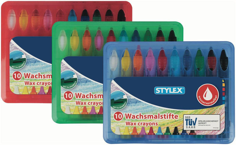 STYLEX TOPPOINT Wachsmalstifte 10St.