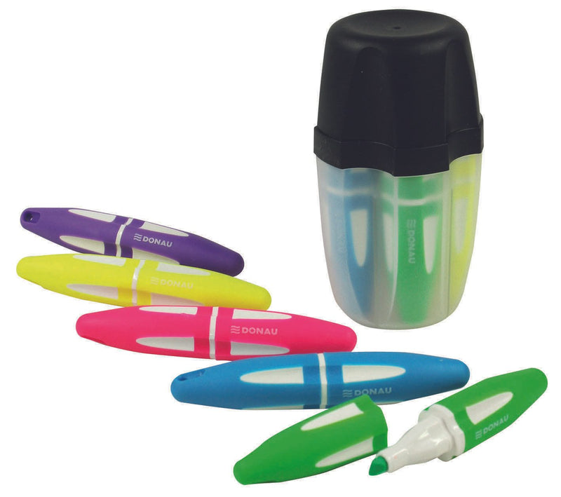 DONAU Mini Textmarker Mehrfarbig