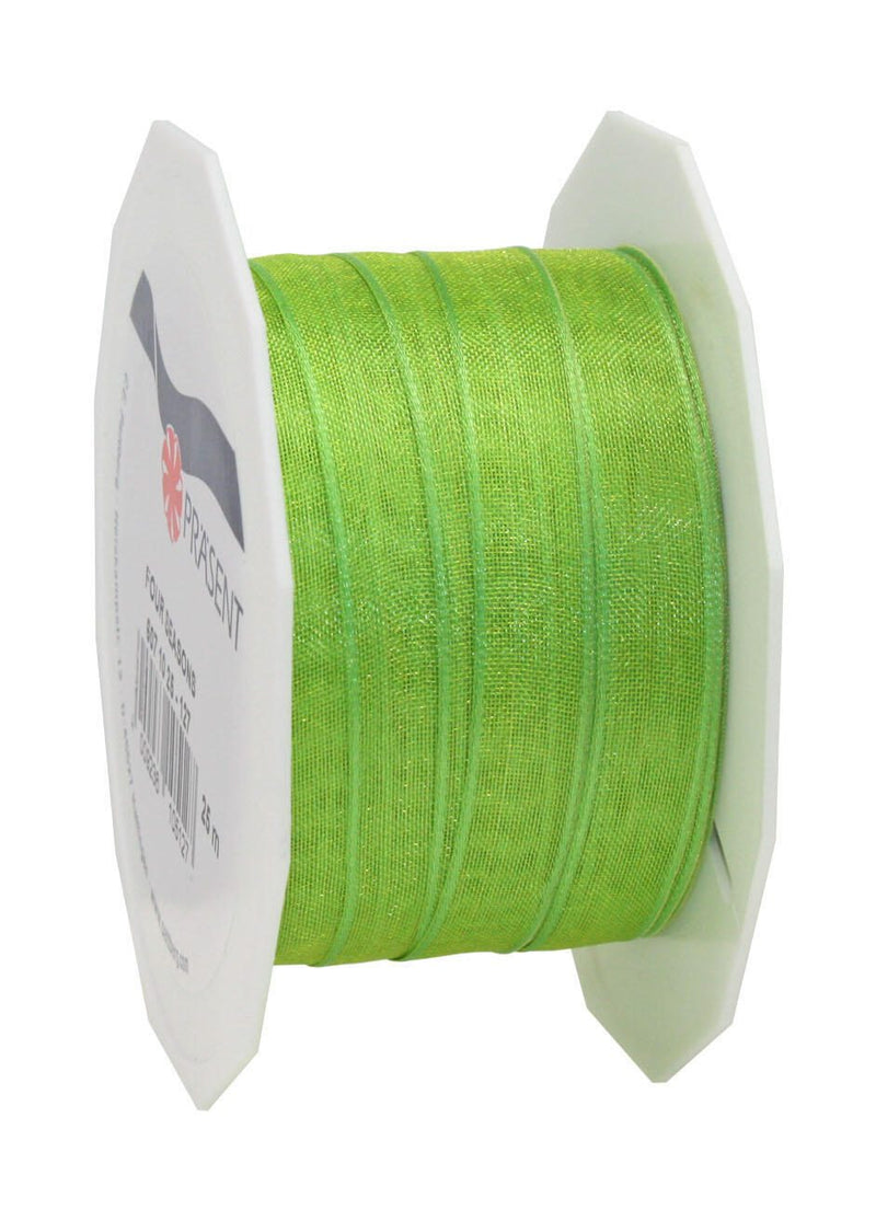 PRÄSENT Geschenkbänder 10 mm x 25 m grasgrün
