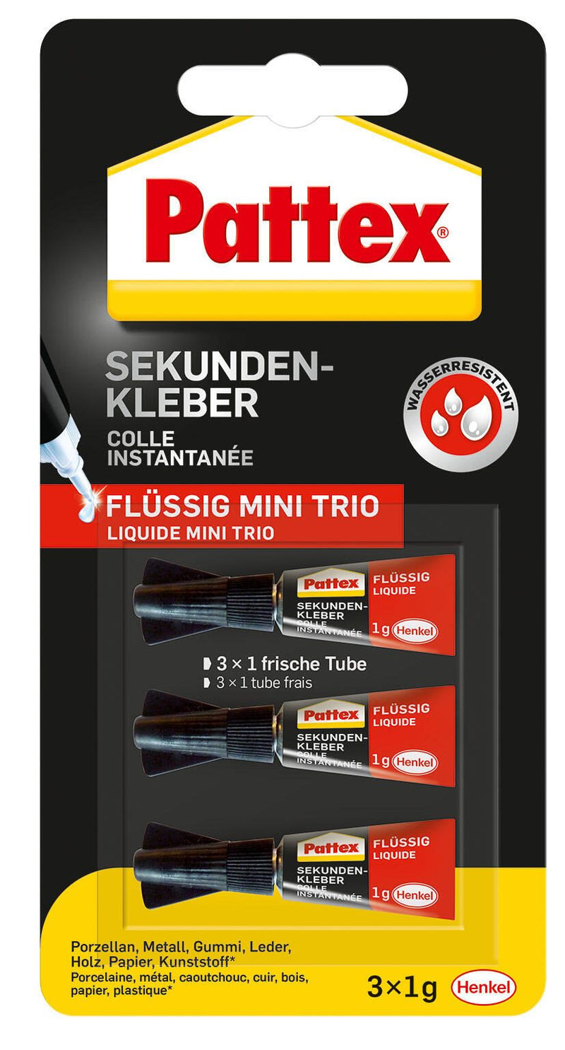 Pattex Sekundenkleber 3x 1,0 g