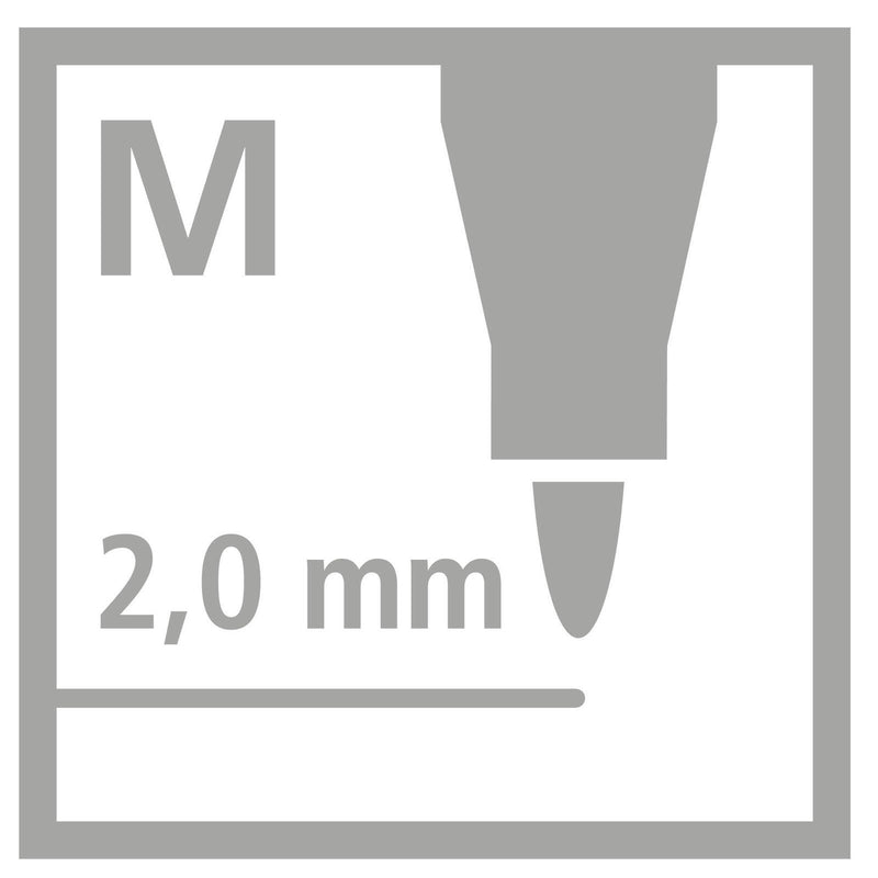 STABILO Filzstifte Mehrfarbig 2.0 mm