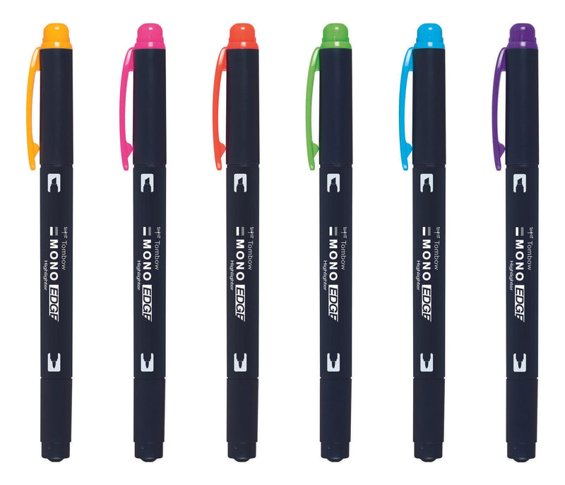 Tombow MONO edge Textmarker Mehrfarbig