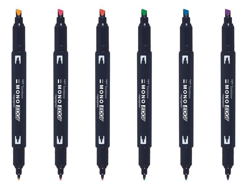 Tombow MONO edge Textmarker Mehrfarbig