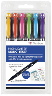 Tombow MONO edge Textmarker Mehrfarbig