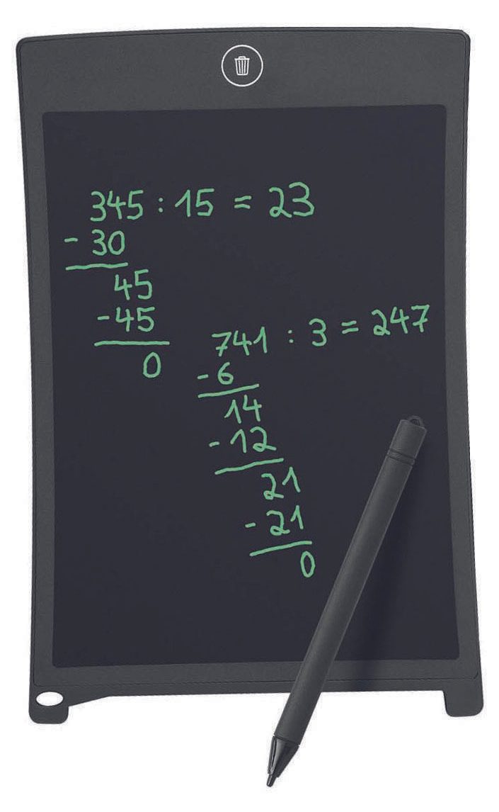 WEDO LCD-Schreibtafel schwarz 8,5 Zoll
