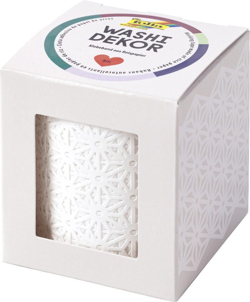 folia Deko-Klebeband 50 mm x 5 m weiß