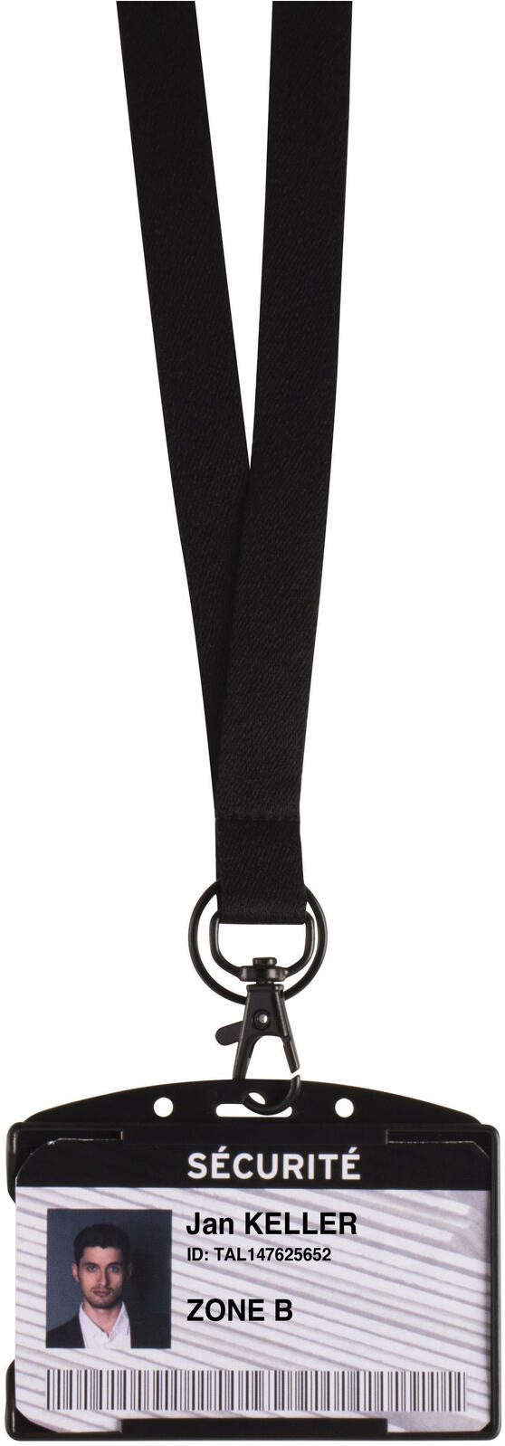 tarifold Namensschilder schwarz 8.6 cm x 5.4 cm