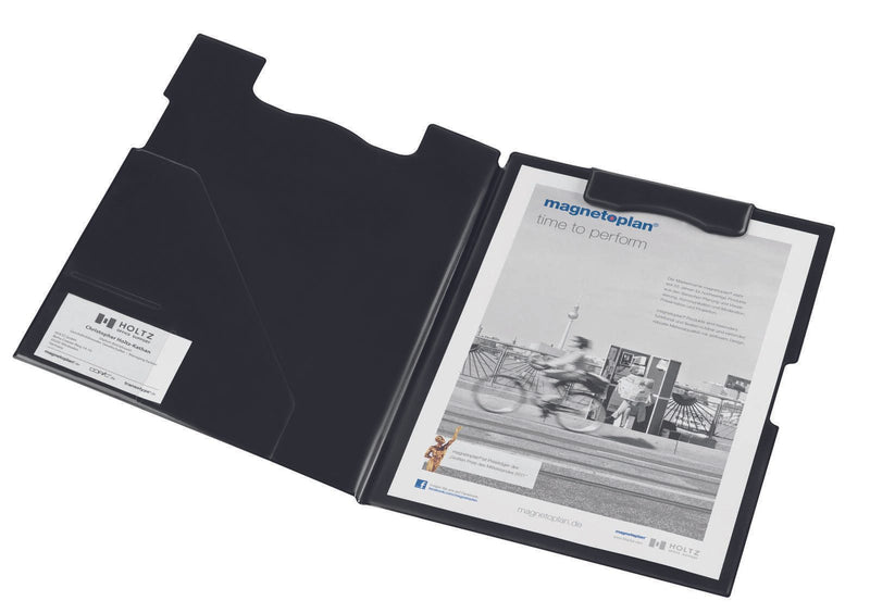 magnetoplan Klemmbrettmappe DIN A4 schwarz