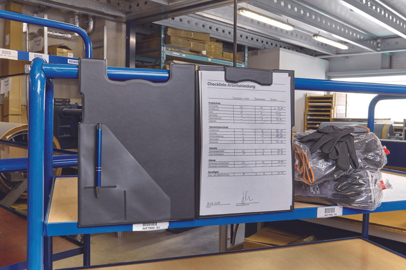 magnetoplan Klemmbrettmappe DIN A4 schwarz