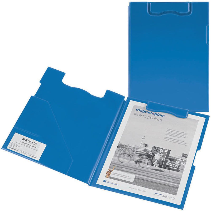 magnetoplan Klemmbrettmappe DIN A4 blau