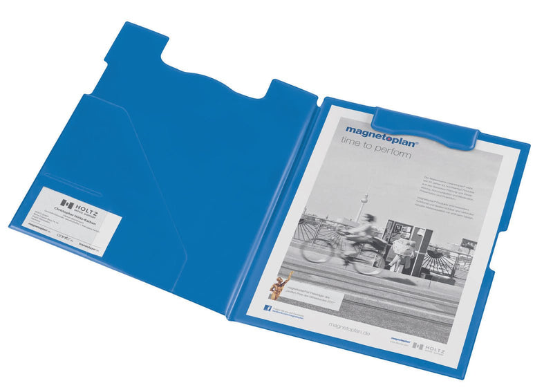 magnetoplan Klemmbrettmappe DIN A4 blau