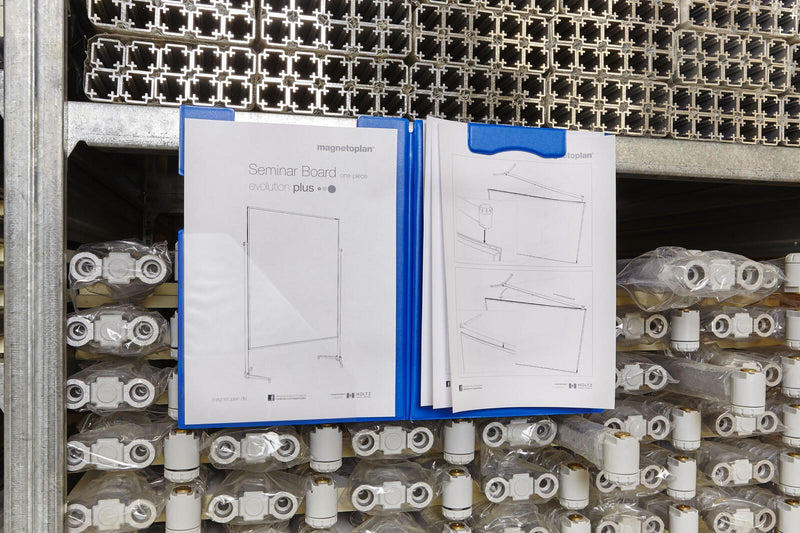 magnetoplan Klemmbrettmappe DIN A4 blau