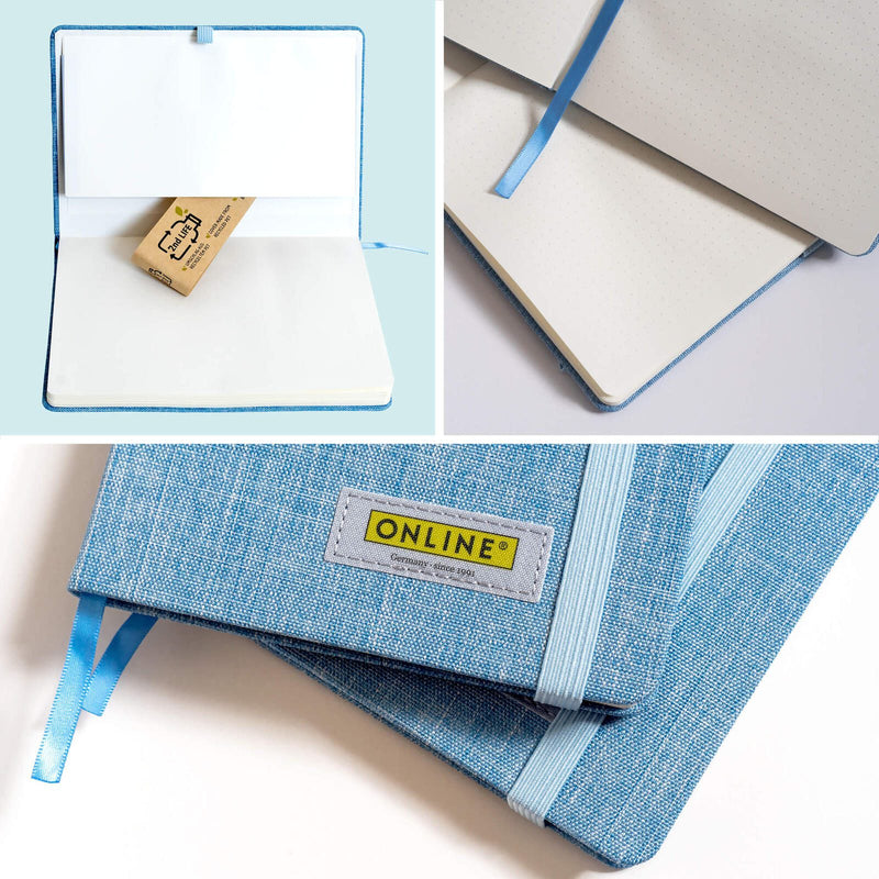 ONLINE® Notizbuch DIN A5 punktraster, 192 Seiten