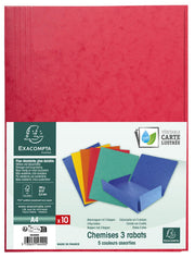 Exacompta Sammelmappen DIN A4 2 x grün, rot, blau, orange, gelb