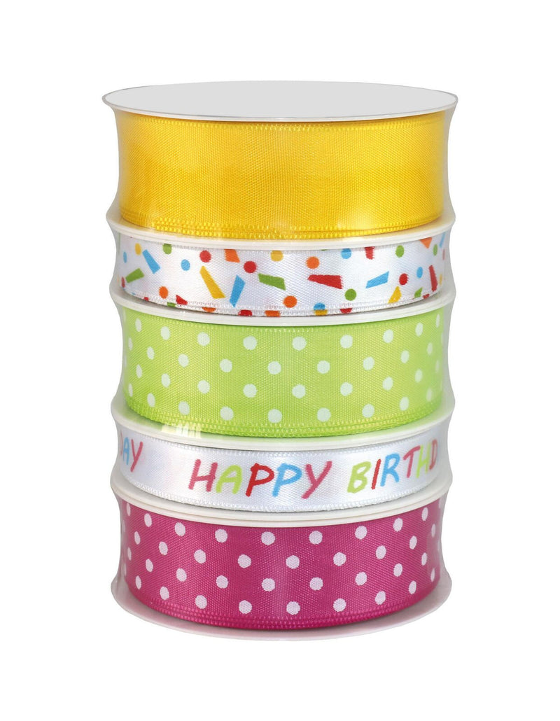 PRÄSENT Geschenkband Geburtstag