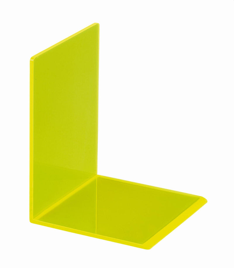 MAUL Buchstützen 10,0 x 10,0 x 13,0 cm neon gelb