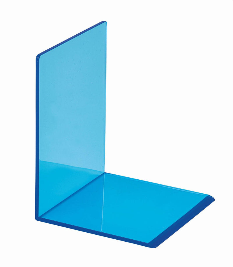 MAUL Buchstützen 10,0 x 10,0 x 13,0 cm neon blau