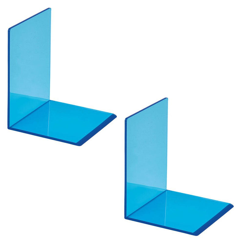 MAUL Buchstützen 10,0 x 10,0 x 13,0 cm neon blau
