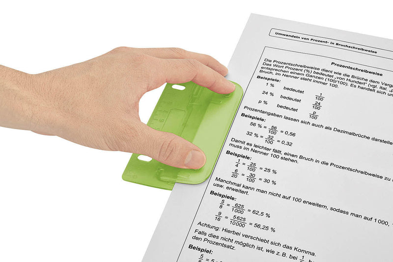 WEDO Taschenlocher grün