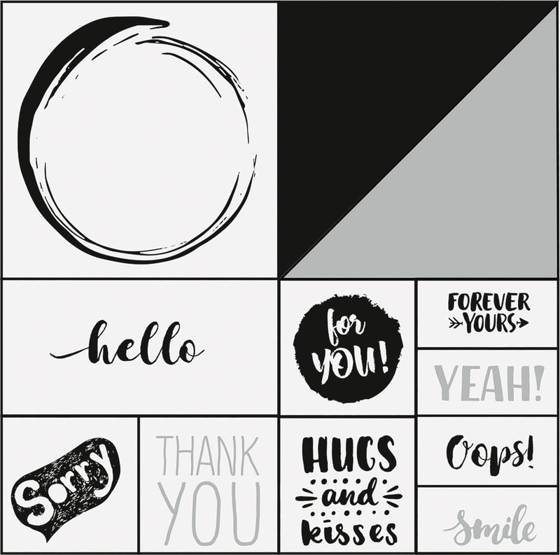 folia Motivstempel-Set LETTERING