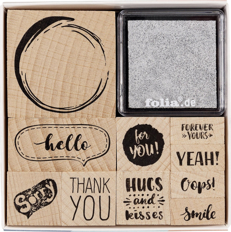 folia Motivstempel-Set LETTERING
