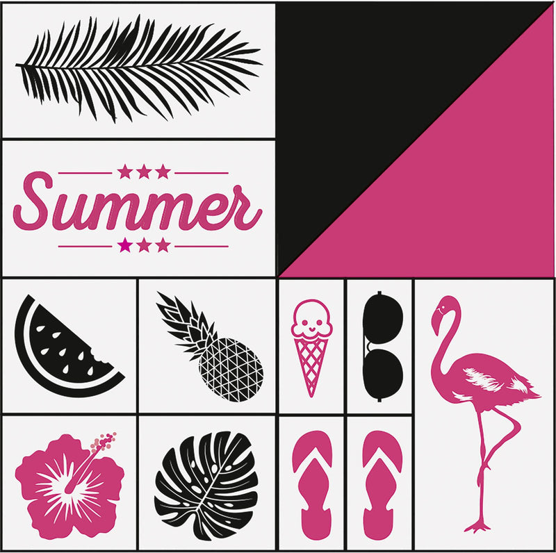 folia Motivstempel-Set SUMMER