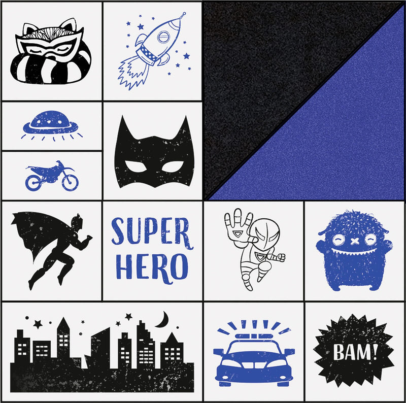 folia Motivstempel-Set SUPERHEROES