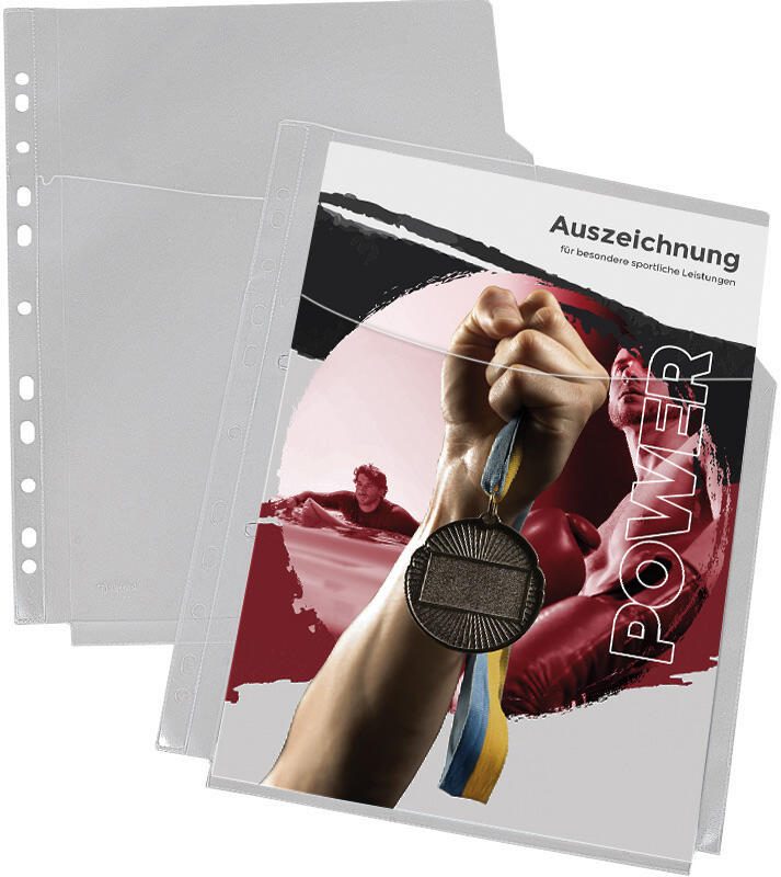 EICHNER Prospekthüllen DIN A4 transparent