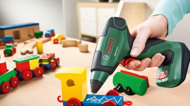 BOSCH PKP 3,6 LI Akku-Heißklebepistole grün