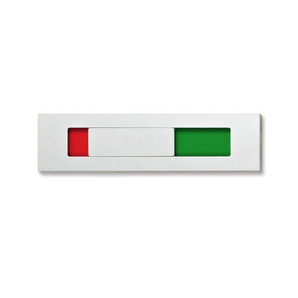 SignSystems® Türschild 15,0 x 4,0 cm silber