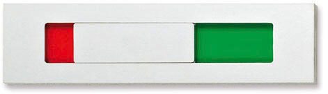 SignSystems® Türschild 15,0 x 4,0 cm silber