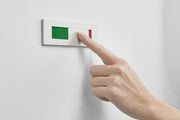 SignSystems® Türschild 15,0 x 4,0 cm silber