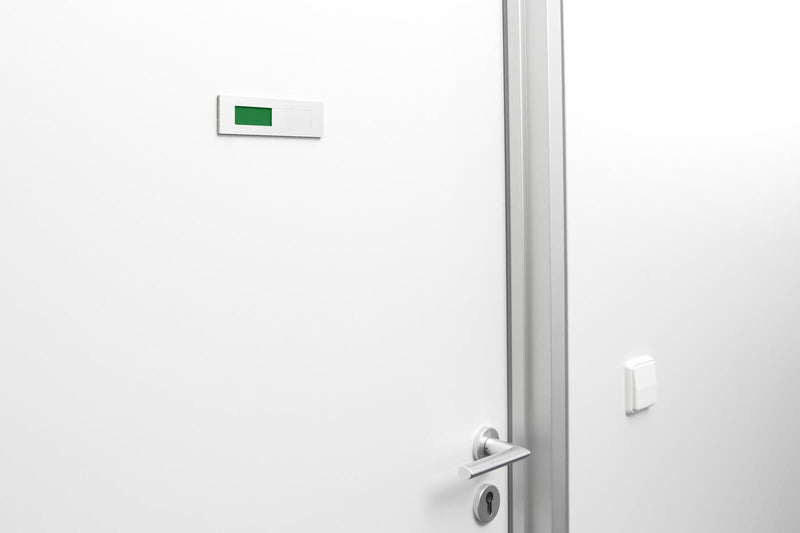 SignSystems® Türschild 15,0 x 4,0 cm silber