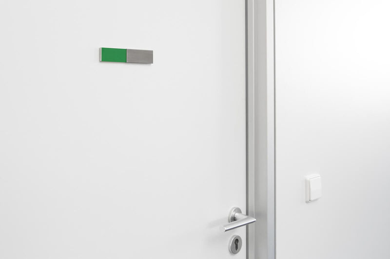 SignSystems® Türschild 15,0 x 3,0 cm silber