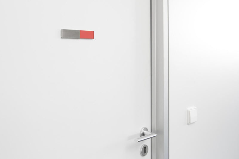 SignSystems® Türschild 15,0 x 3,0 cm silber