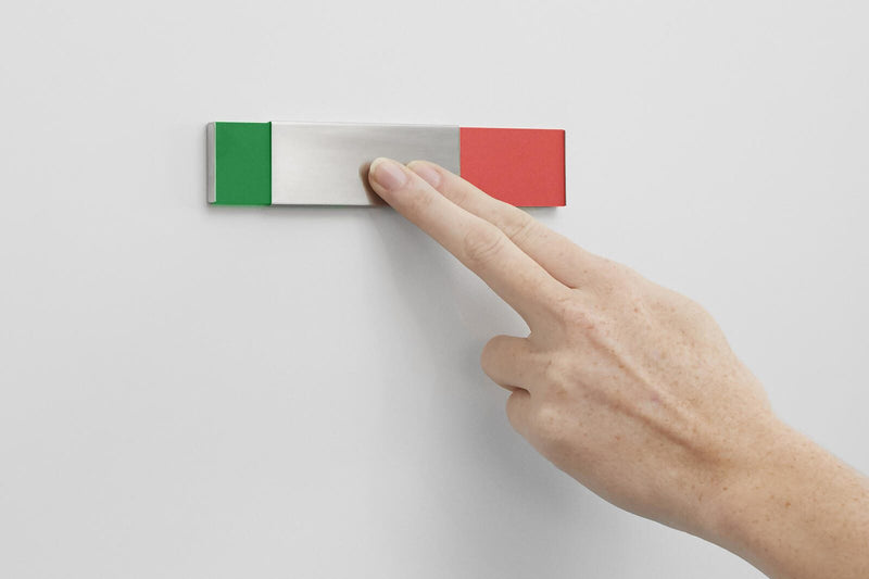 SignSystems® Türschild 15,0 x 3,0 cm silber