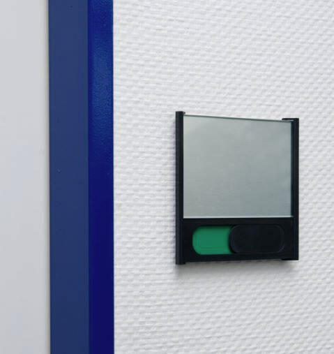 SignSystems® Türschild 15,4 x 15,4 cm schwarz