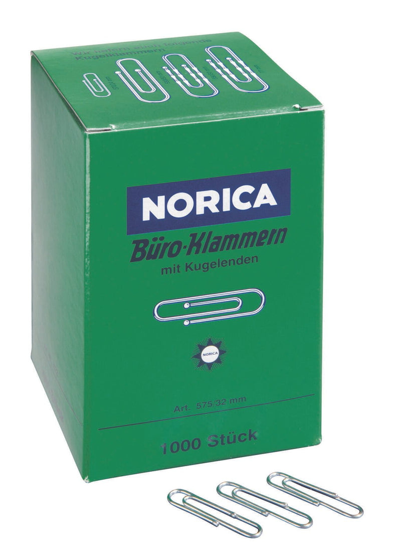 NORICA Büroklammern Metall silber