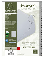 Exacompta Ordnerregister Vollformat 1-31 DIN A4
