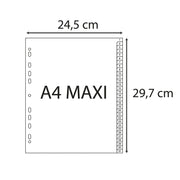Exacompta Ordnerregister Vollformat, Überbreite 1-31 DIN A4