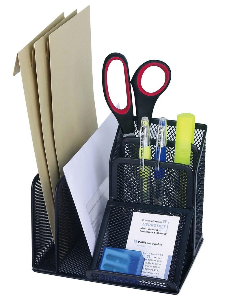 WEDO Schreibtisch-Organizer 15,8 x 13,5 x 14,5 cm schwarz