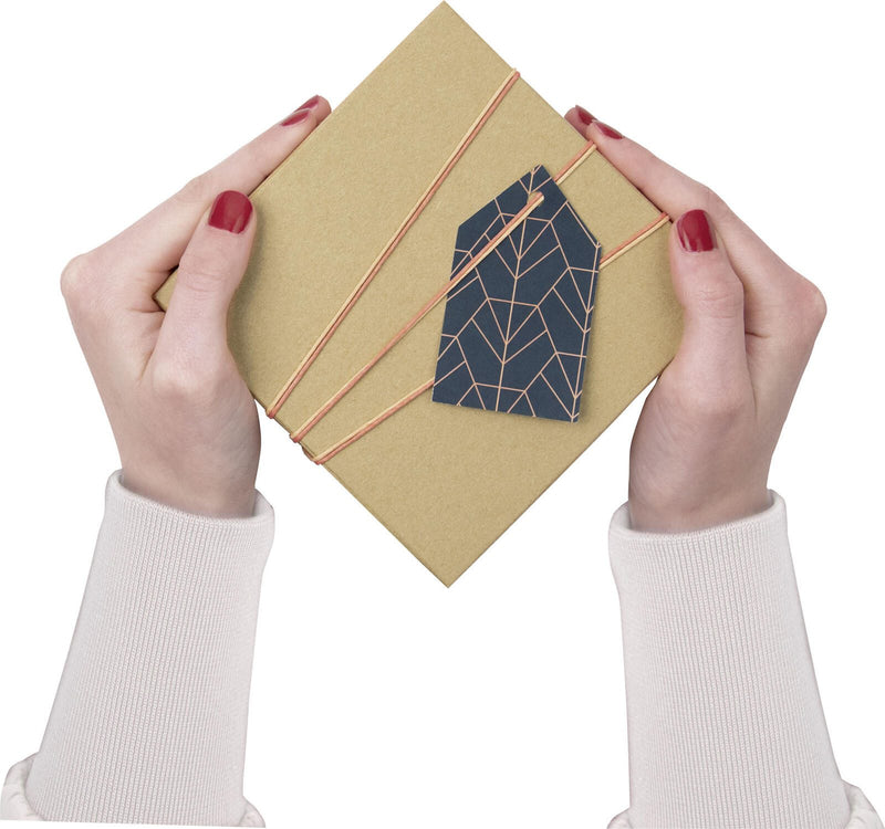 folia Geschenkboxen-Set 14,5 x 14,0 x 7,4 cm braun