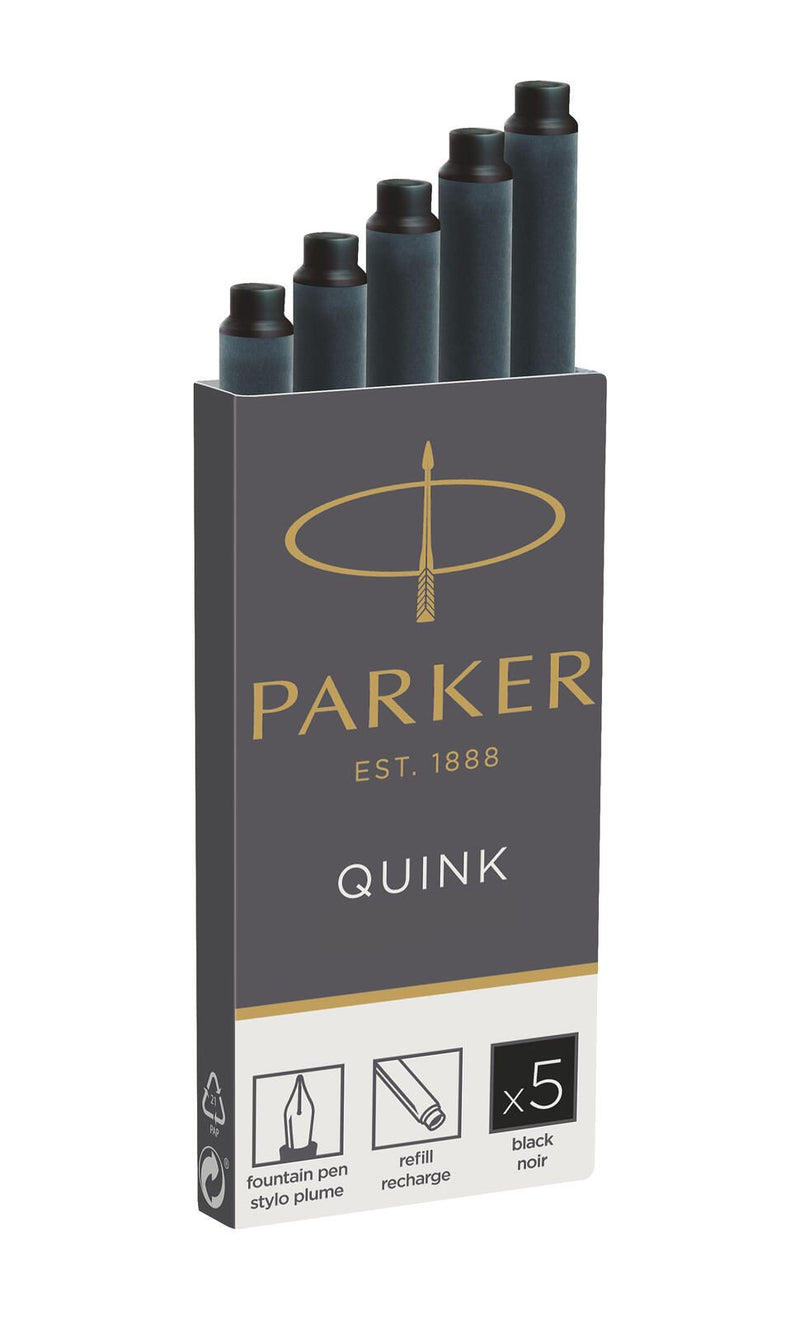 PARKER Tintenpatronen für Füller schwarz