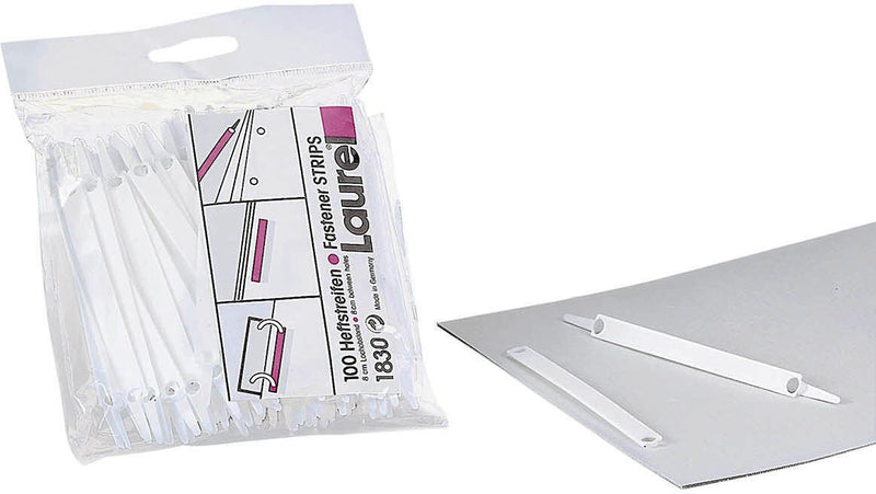 Laurel® Heftstreifen für bis DIN A4 weiß
