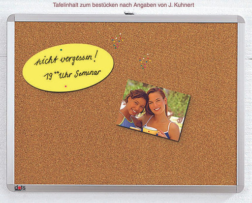 dots Pinnwand 90,0 x 60,0 cm Kork braun