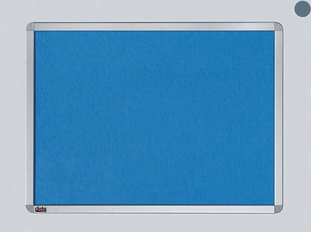 dots Pinnwand 60,0 x 45,0 cm stahlblau