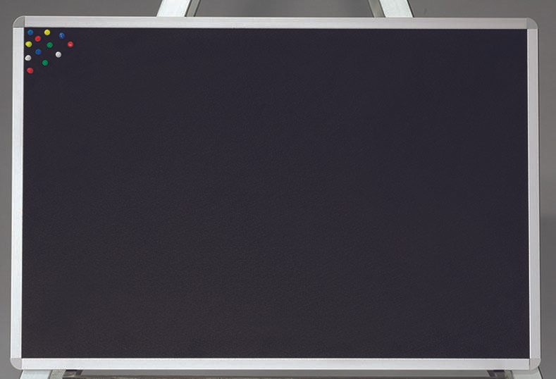 dots Pinnwand 90,0 x 60,0 cm schwarz