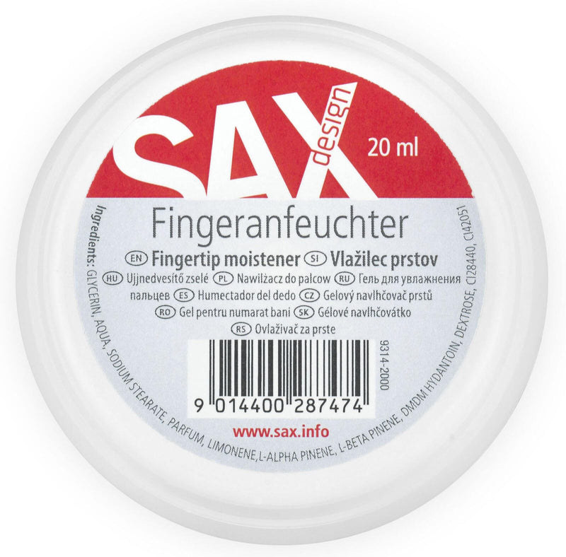 sax design Fingeranfeuchter