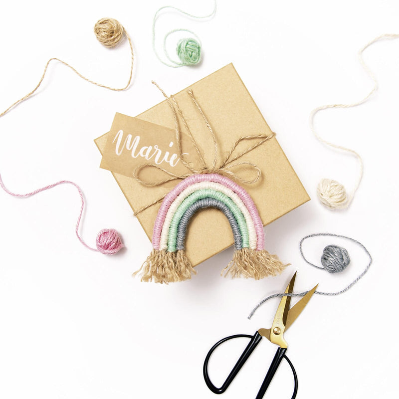 folia Kordeln grau, hellgrün, creme, beige, rosa