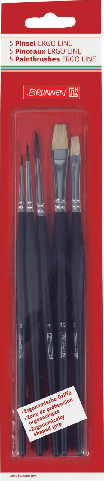 BRUNNEN Pinsel-Set 5-teilig